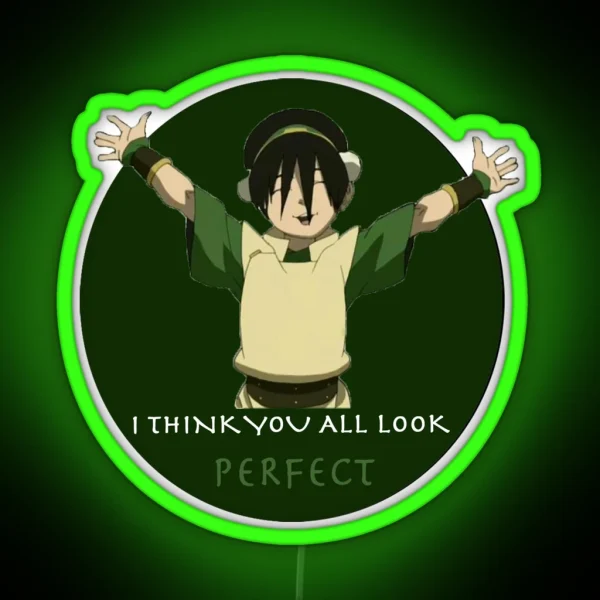 Toph The Perfect RGB Neon Sign