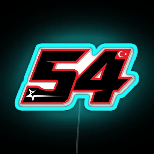 Toprak Razgatlioglu 54 RGB Neon Sign
