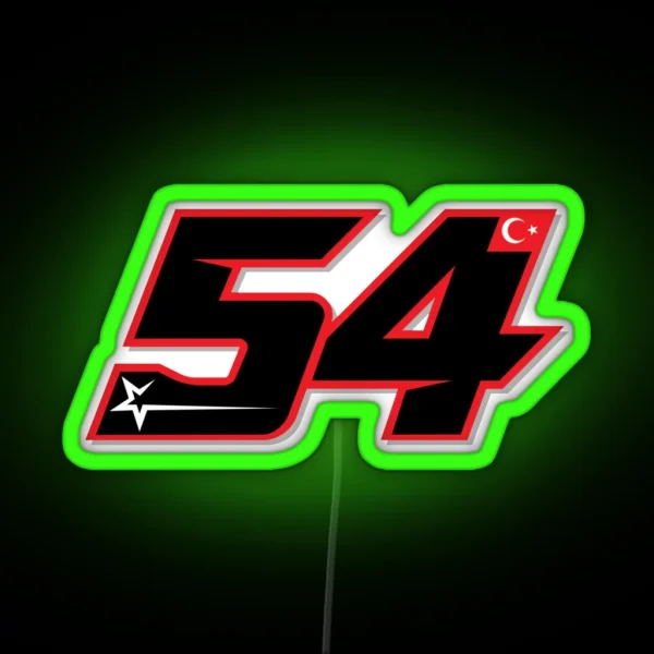 Toprak Razgatlioglu 54 RGB Neon Sign