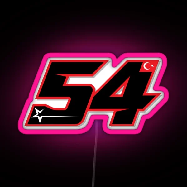 Toprak Razgatlioglu 54 RGB Neon Sign