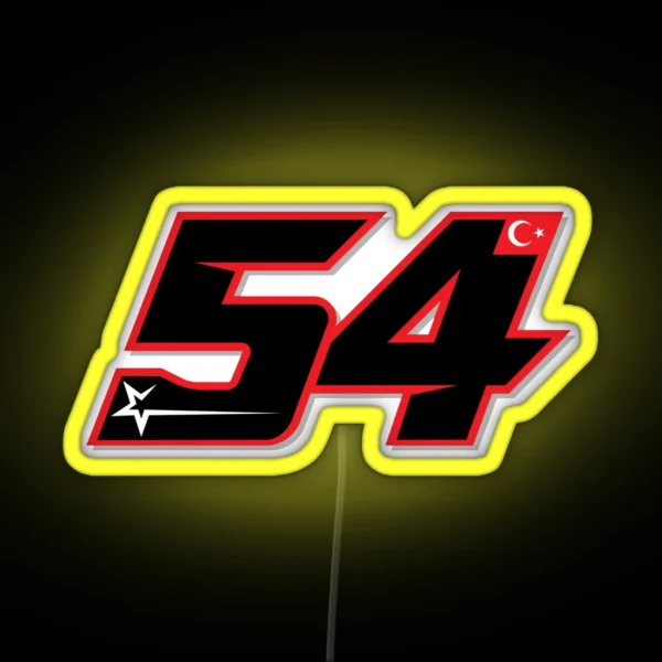 Toprak Razgatlioglu 54 RGB Neon Sign