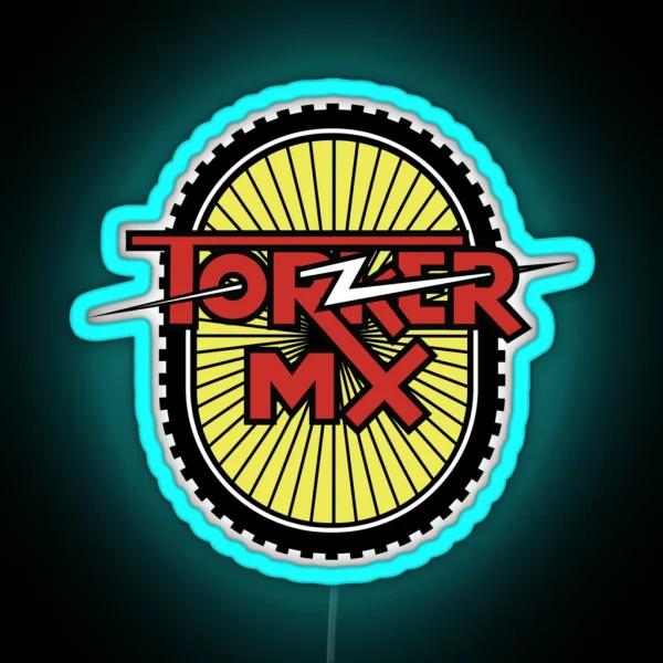 Torker MX Old School BMX RGB Neon Sign