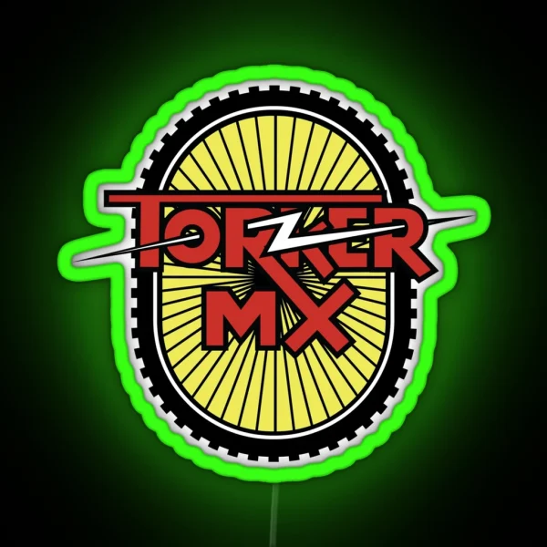 Torker MX Old School BMX RGB Neon Sign