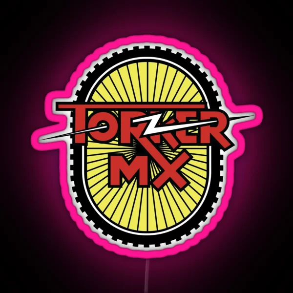 Torker MX Old School BMX RGB Neon Sign
