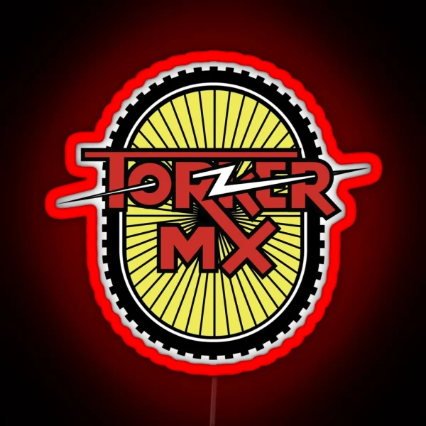 Torker MX Old School BMX RGB Neon Sign
