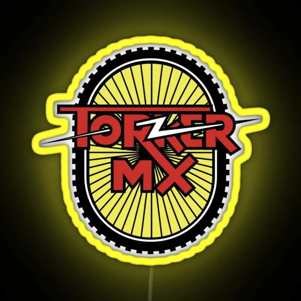 Torker MX Old School BMX RGB Neon Sign