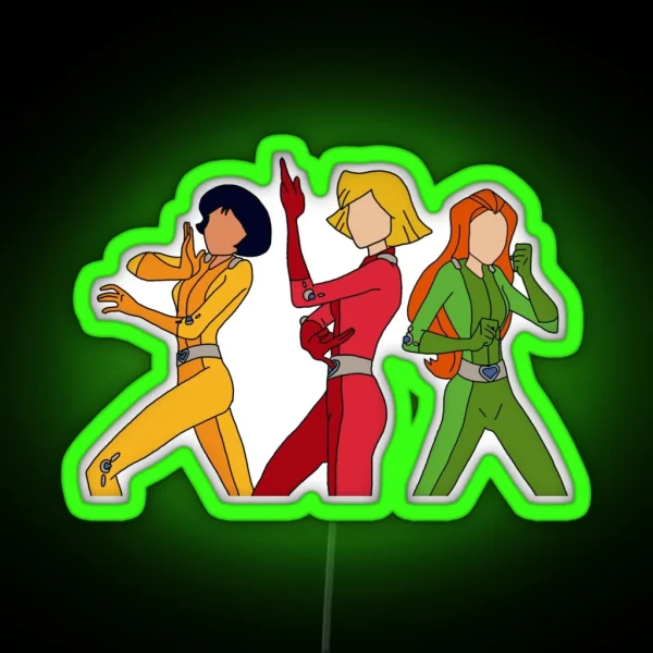 Totally Spies RGB Neon Sign