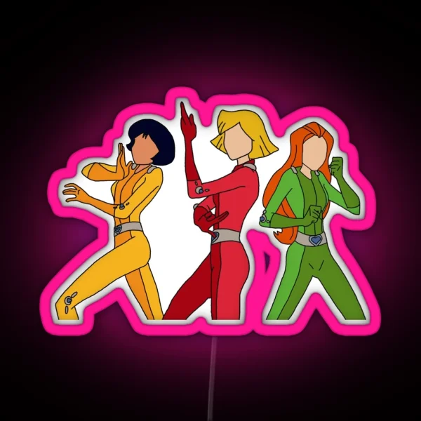 Totally Spies RGB Neon Sign