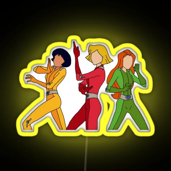 Totally Spies RGB Neon Sign