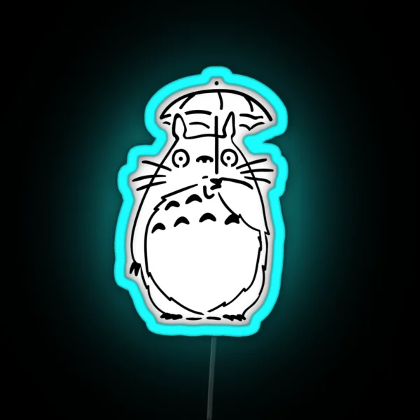 Toto Manga47 Totoro Studio Ghibli Spirited Away RGB Neon Sign