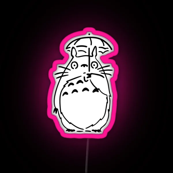 Toto Manga47 Totoro Studio Ghibli Spirited Away RGB Neon Sign