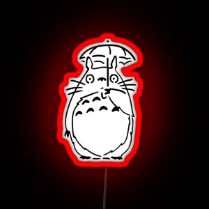 Toto Manga47 Totoro Studio Ghibli Spirited Away RGB Neon Sign