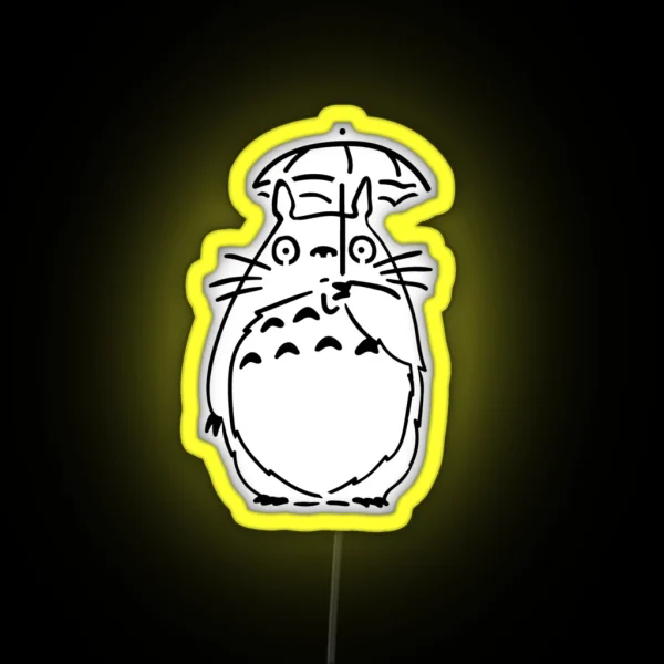 Toto Manga47 Totoro Studio Ghibli Spirited Away RGB Neon Sign