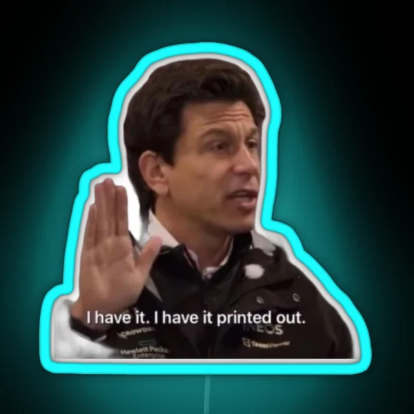 Toto Wolff RGB Neon Sign