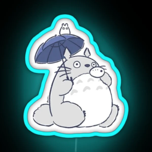 Totoro RGB Neon Sign