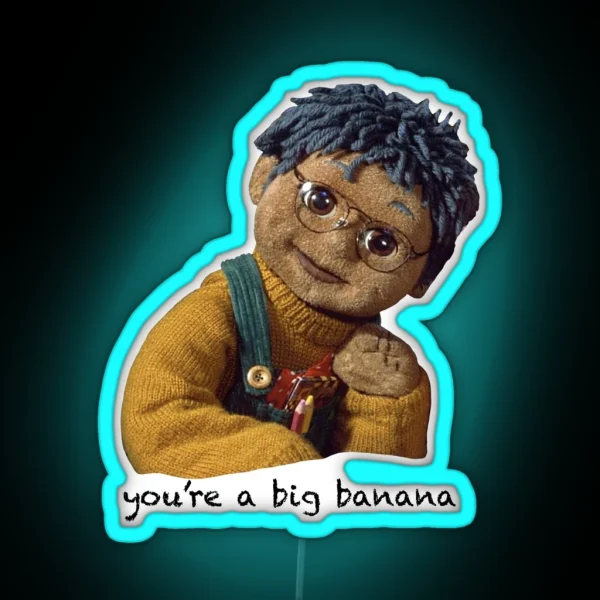 Tots Tv Tom Banana RGB Neon Sign