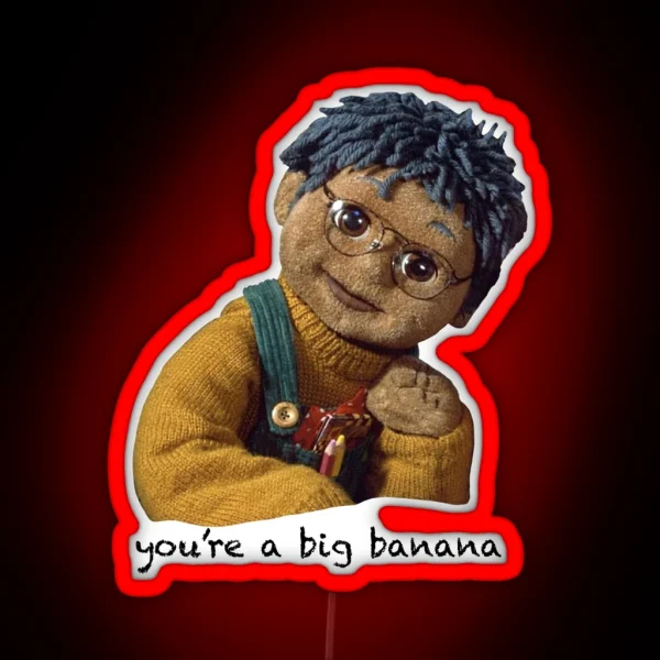 Tots Tv Tom Banana RGB Neon Sign