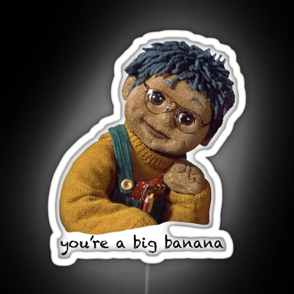Tots Tv Tom Banana RGB Neon Sign