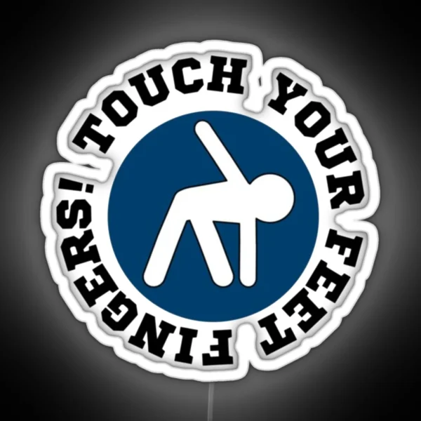 Touch Your Feet Fingers V1 RGB Neon Sign