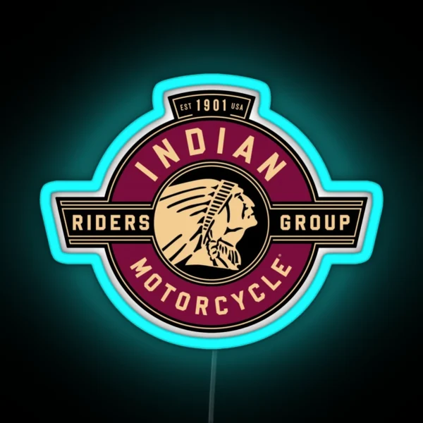 Touring Motorcycle Enthusiast RGB Neon Sign