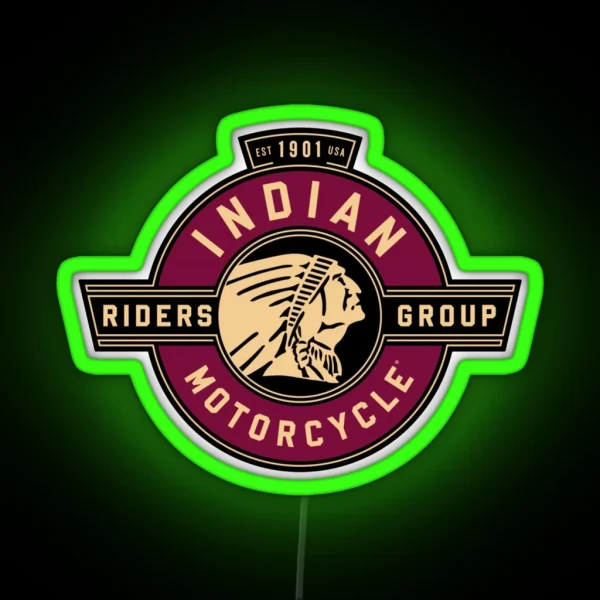 Touring Motorcycle Enthusiast RGB Neon Sign