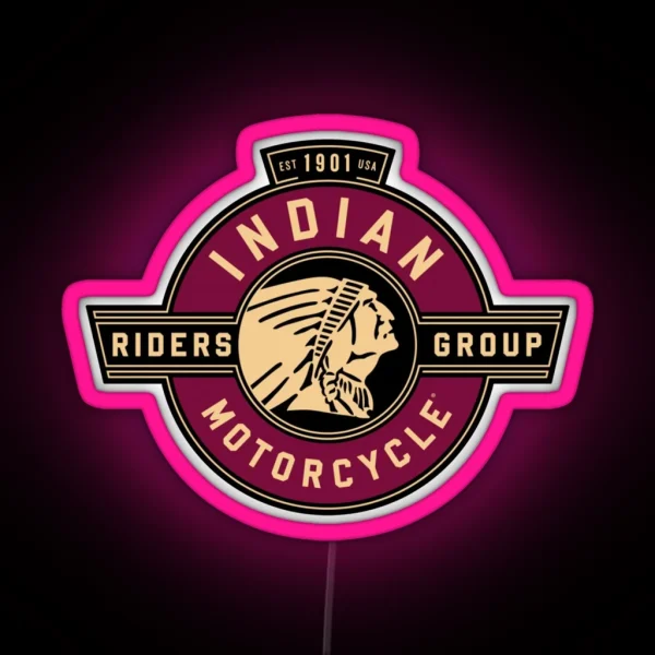 Touring Motorcycle Enthusiast RGB Neon Sign