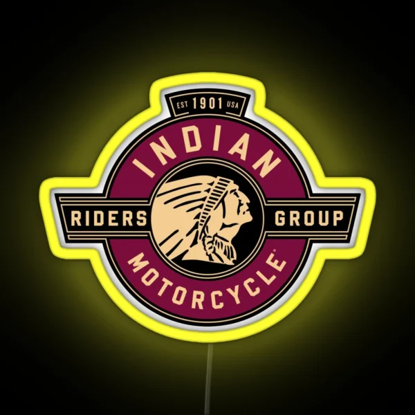 Touring Motorcycle Enthusiast RGB Neon Sign