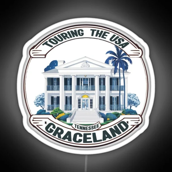 Touring USA Graceland RGB Neon Sign
