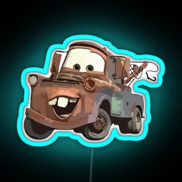 Tow Mater RGB Neon Sign