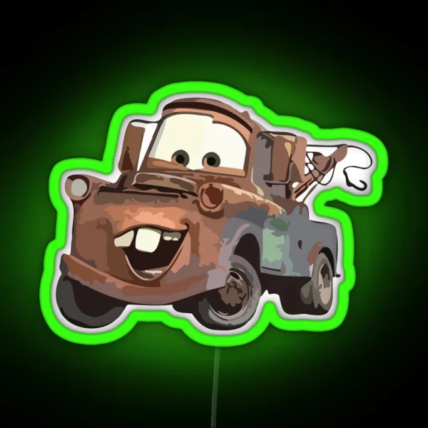 Tow Mater RGB Neon Sign