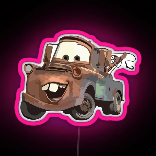Tow Mater RGB Neon Sign