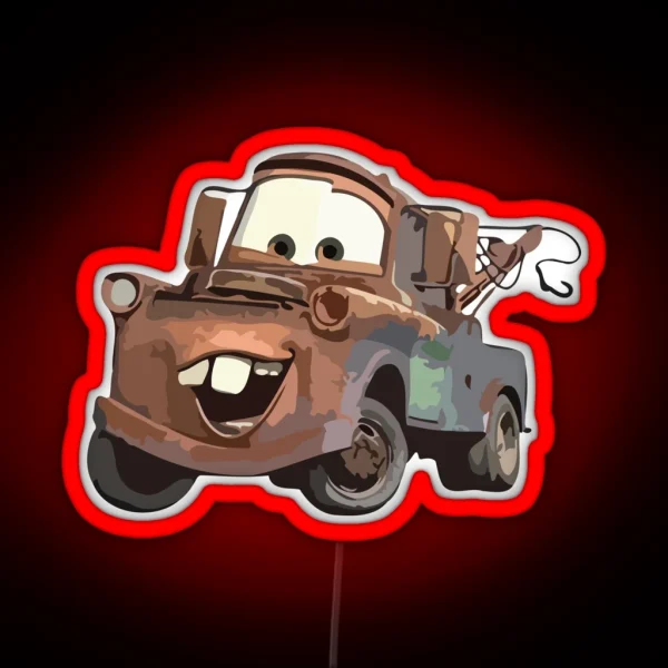 Tow Mater RGB Neon Sign