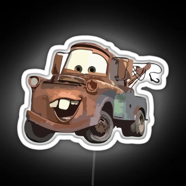 Tow Mater RGB Neon Sign