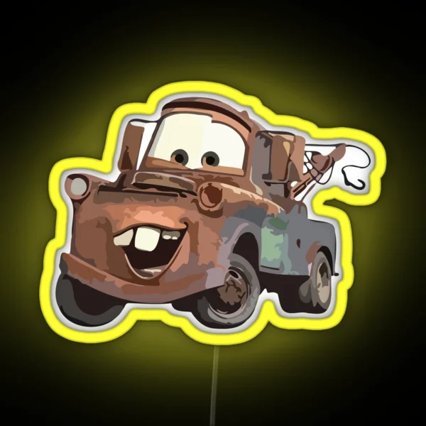 Tow Mater RGB Neon Sign