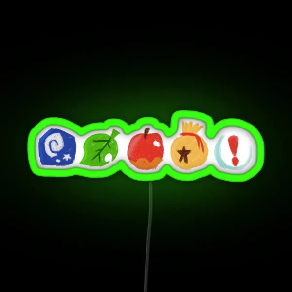 Town Items RGB Neon Sign
