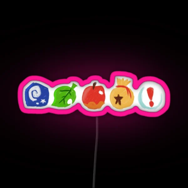 Town Items RGB Neon Sign