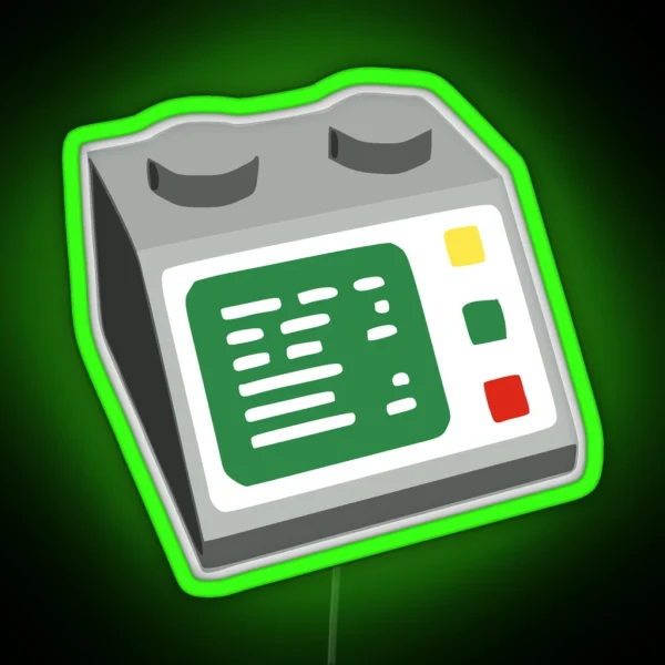 Toy Brick Computer Console RGB Neon Sign