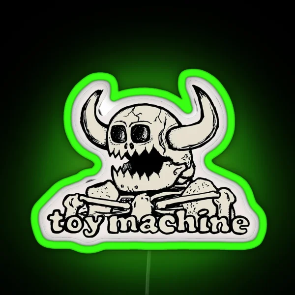 Toy Machine Bones RGB Neon Sign