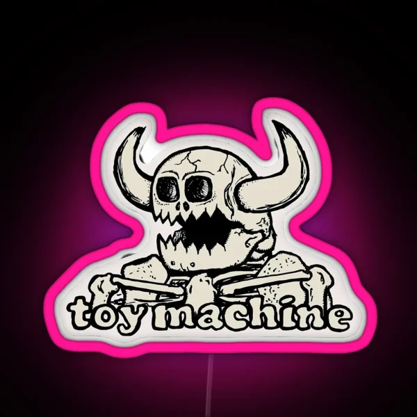 Toy Machine Bones RGB Neon Sign