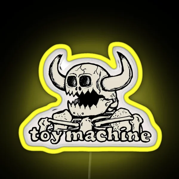 Toy Machine Bones RGB Neon Sign