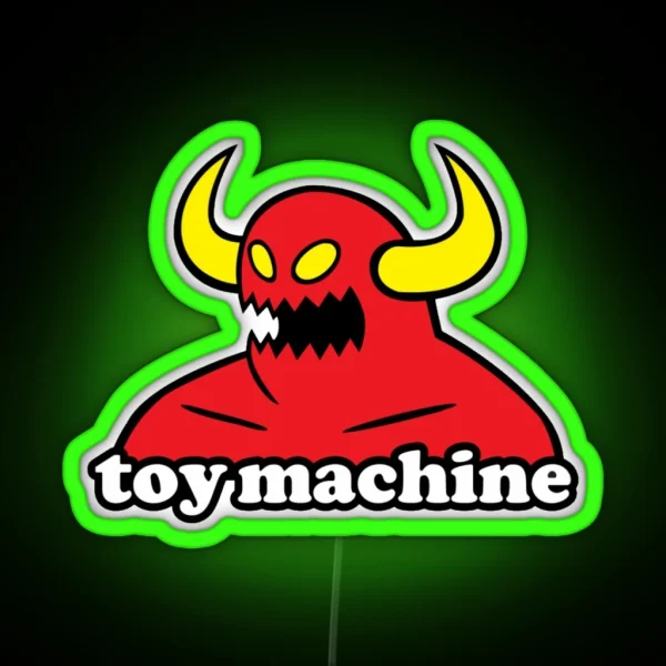 Toy Machine Logo RGB Neon Sign