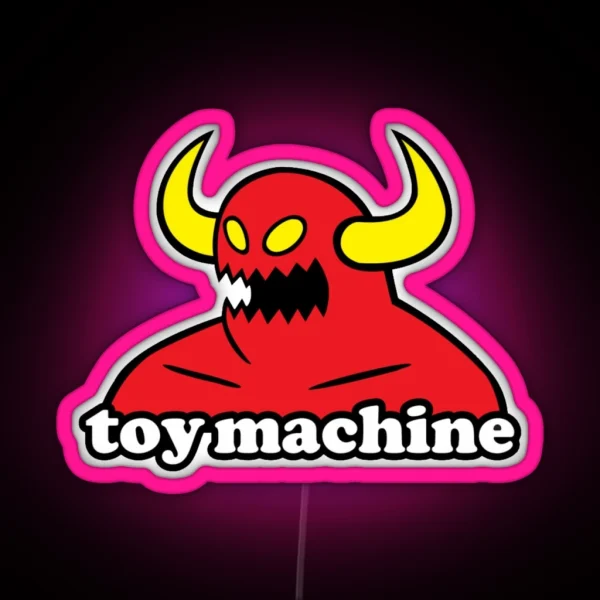 Toy Machine Logo RGB Neon Sign