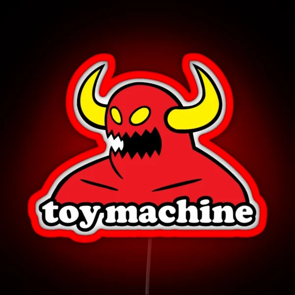 Toy Machine Logo RGB Neon Sign