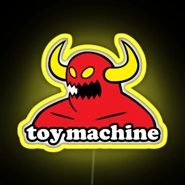 Toy Machine Logo RGB Neon Sign