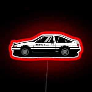 Toyota AE86 Trueno Initial D RGB Neon Sign