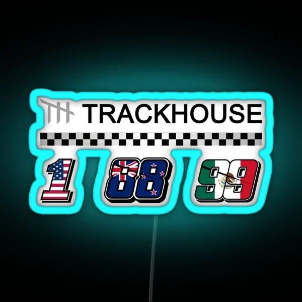 Trackhouse RGB Neon Sign