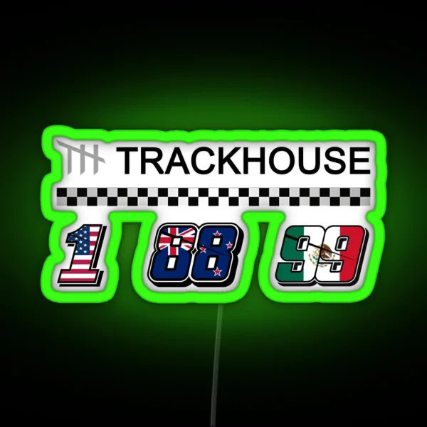 Trackhouse RGB Neon Sign