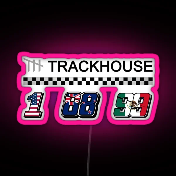 Trackhouse RGB Neon Sign