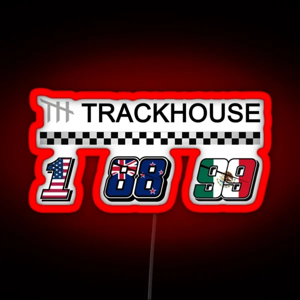 Trackhouse RGB Neon Sign