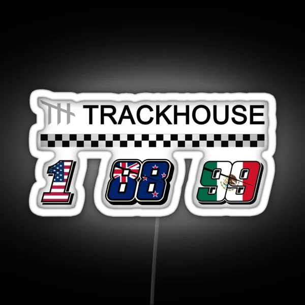 Trackhouse RGB Neon Sign